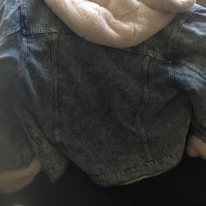 Dolls Kill Jackets & Coats - Dolls Kill Faux Fur Plus Size Denim Jacket Dolls Kill Jackets & Coats - Dolls Kill Faux Fur Plus Size Denim Jacket